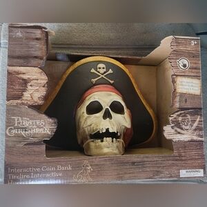 Pirates of the Caribbean Skull Coin Bank